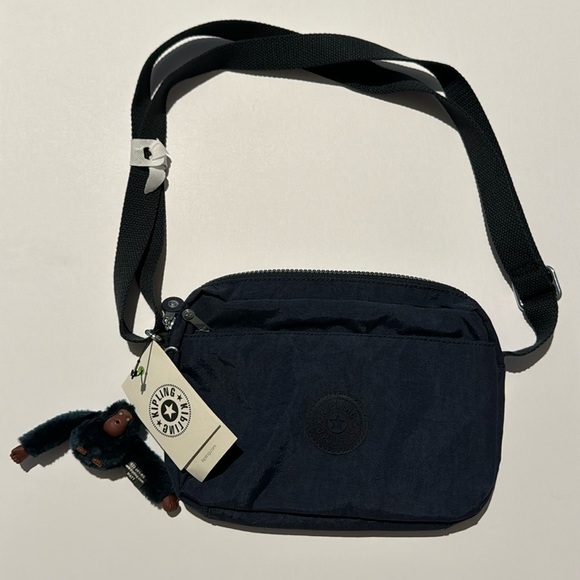 Kipling Damian Crossbody Bag -‎ Blue - New with Tag - Picture 1 of 9